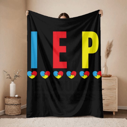 Special Education Autism Teacher Throw Blankets