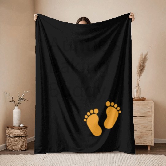 Auntie's Baking Buddy Baking aunt, baking baby Throw Blankets