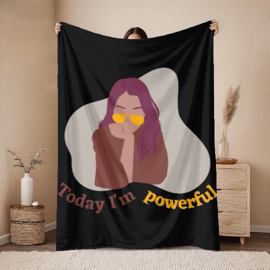 Embrace Equity International Women's Day Throw Blankets
