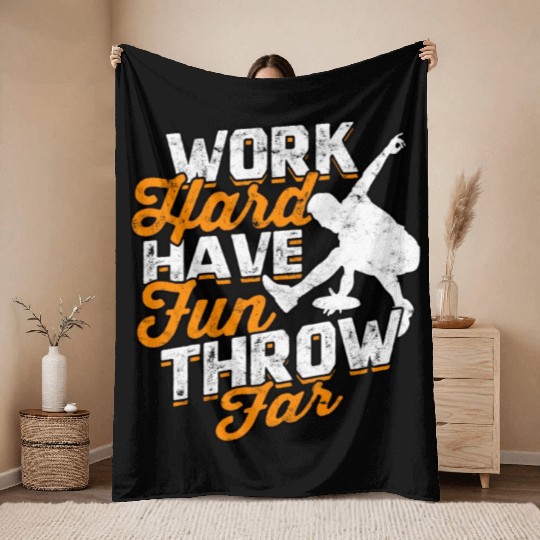 Ultimate Frisbee Importanter Disc Golf Ultimate Throw Blankets