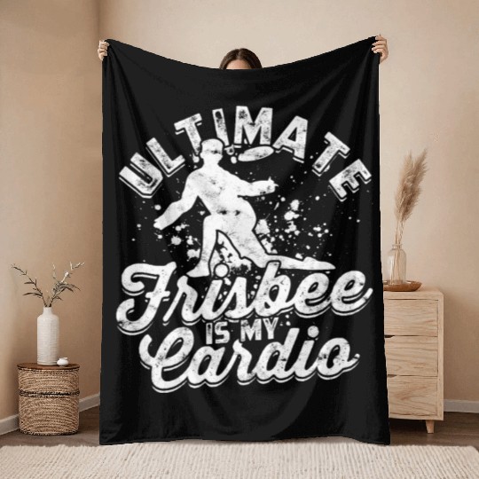 Ultimate Frisbee Importanter Disc Golf Ultimate Throw Blankets