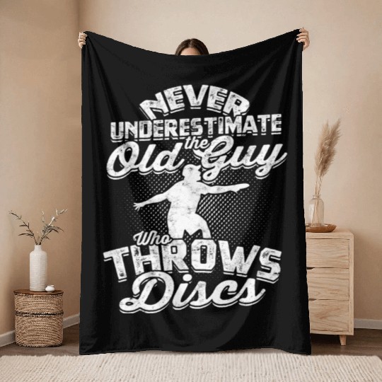Ultimate Frisbee Importanter Disc Golf Ultimate Throw Blankets