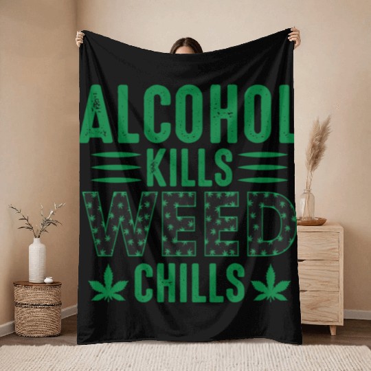 Eco Friendly Alcohol Throw Blankets