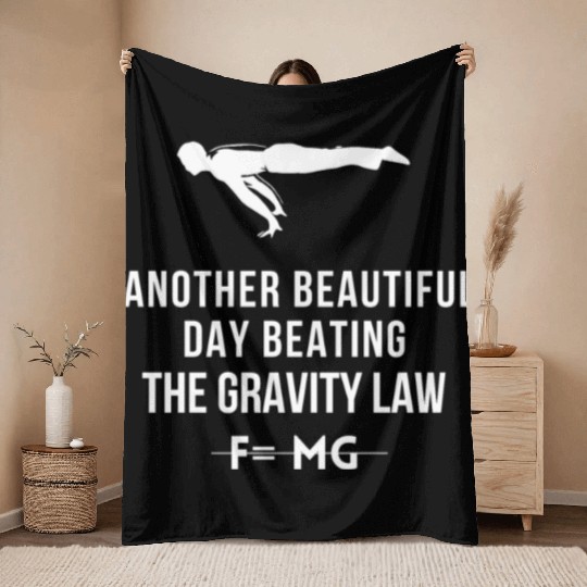 calisthenics street workout bodyweigt planche Throw Blankets