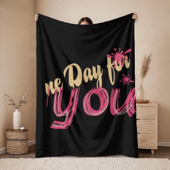 A new day for you Throw Blankets