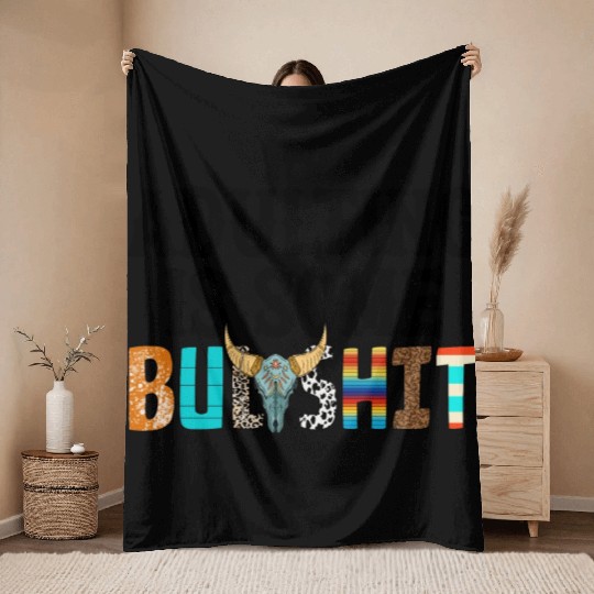 Adulting Is Some Bullsht Funny Throw Blankets