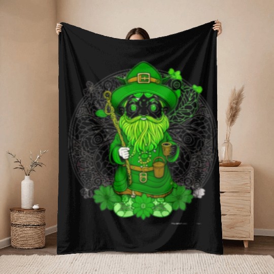 ireland Throw Blankets