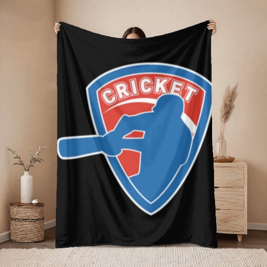CRICKET Throw Blankets