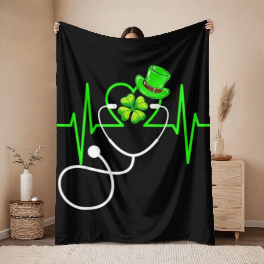 Leopard Mama Lightning Bolt Meltdown Manager West Throw Blankets