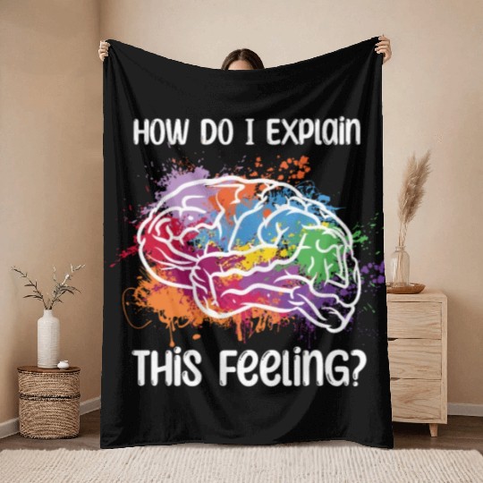 Psychology Psychologist Psychiatry Humor Throw Blankets