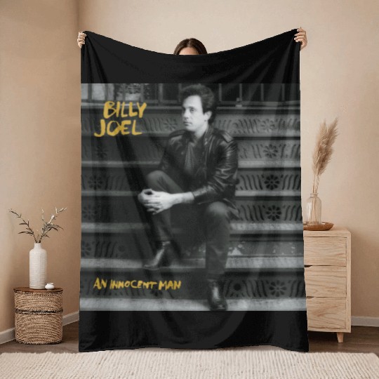 Billy Joel an innocent man Throw Blankets