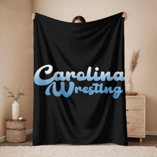 Carolina Wrestling Throw Blankets