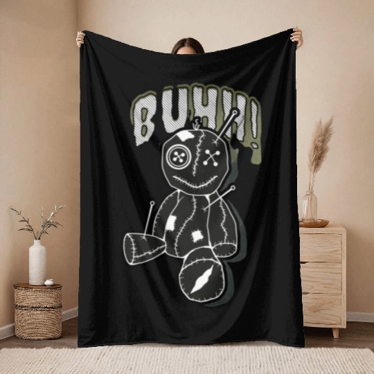 BUHH 'halloween doll Throw Blankets