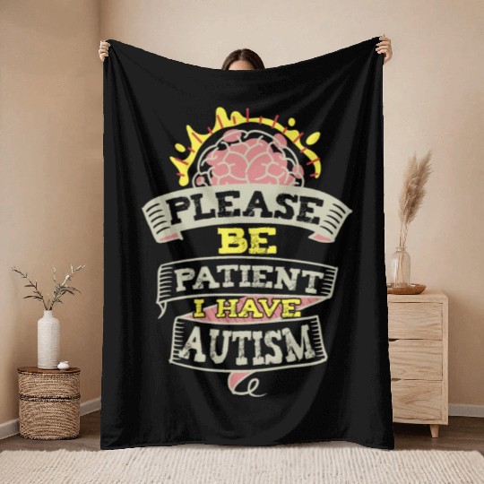 Psychology Psychologist Mental Health Awareness Throw Blankets