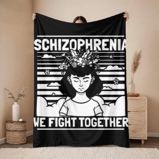 Psychology Psychologist Mental Health Awareness Throw Blankets