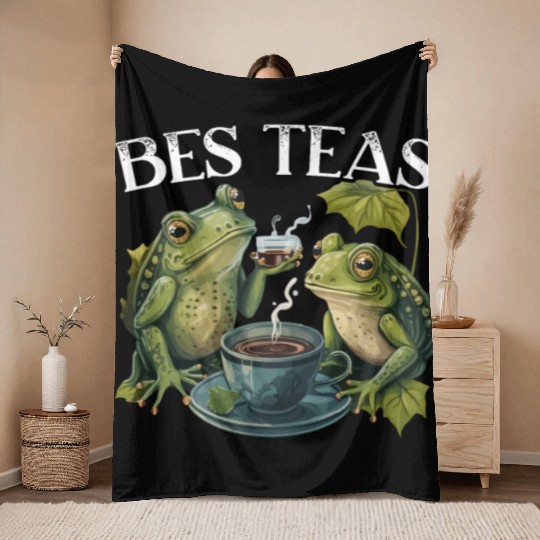 Cottagecore Mushroom Aesthetic Nature Conservation Throw Blankets