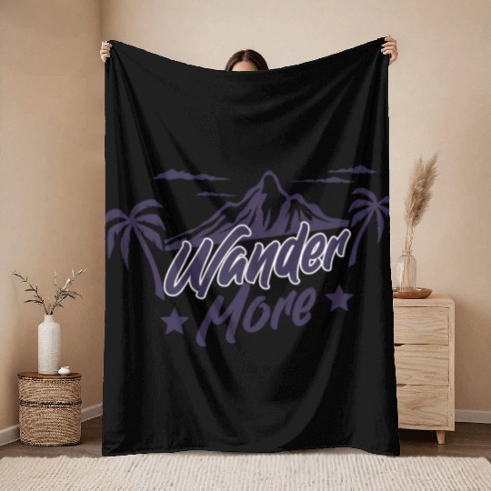 Travel More Vacation Explore Wanderlust Holidays 6 Throw Blankets