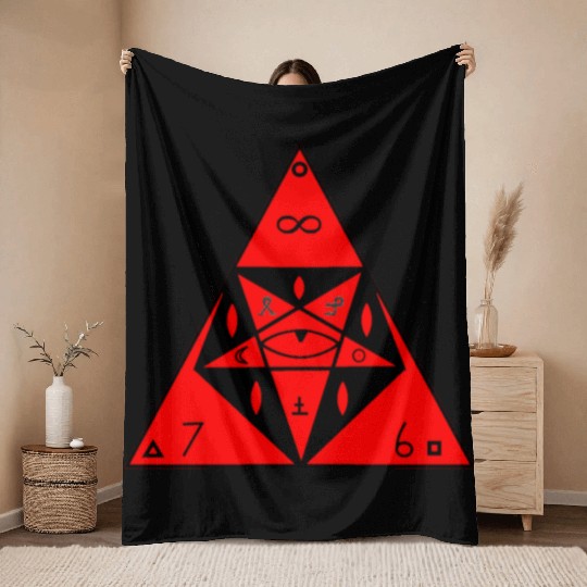 Infernal Seal Throw Blankets