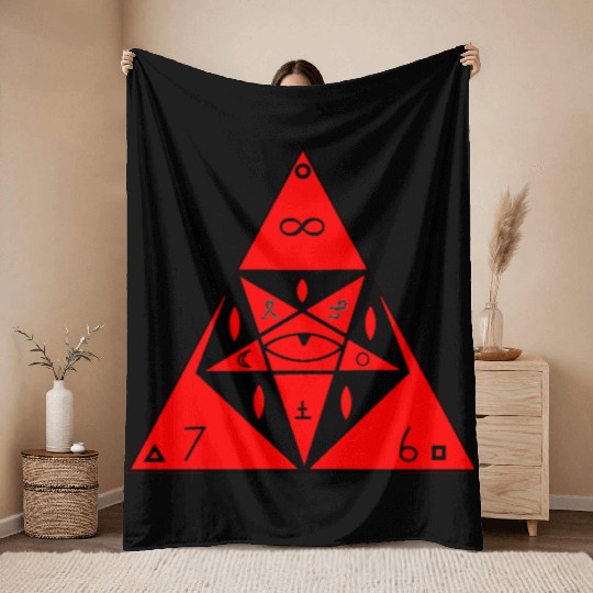 Infernal Seal Throw Blankets