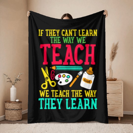 SPED Teacher Special Education Throw Blankets