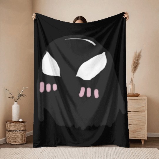 cute venom Throw Blankets