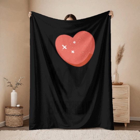 I love my boyfriend Throw Blankets