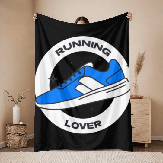 Running Lover | Man Jogging Exercise Throw Blankets
