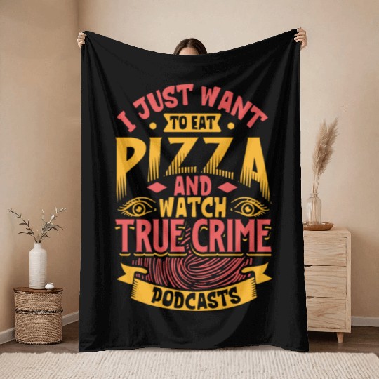 True Crime Murder Spy Crime Interest Gift Idea Throw Blankets