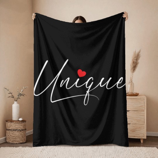 Unique Girl Or Boy Soulmate S Cute Valentines Throw Blankets