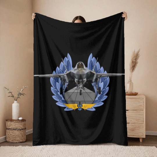 F-35 Lightning II Throw Blankets