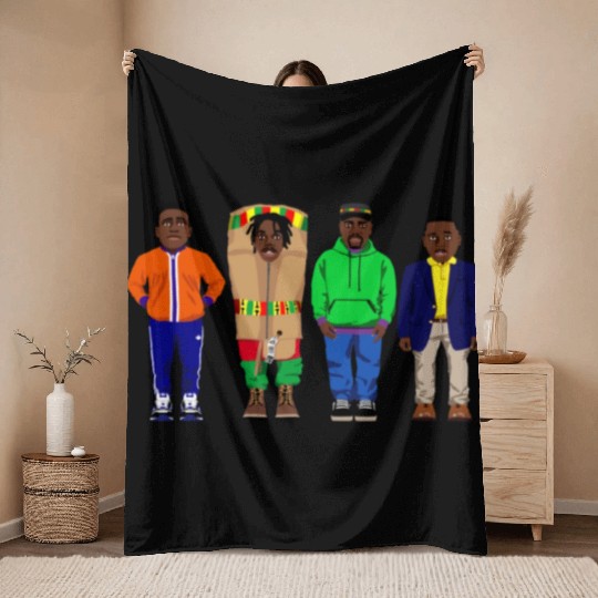 Cool Runnings to Calgary Throw Blankets