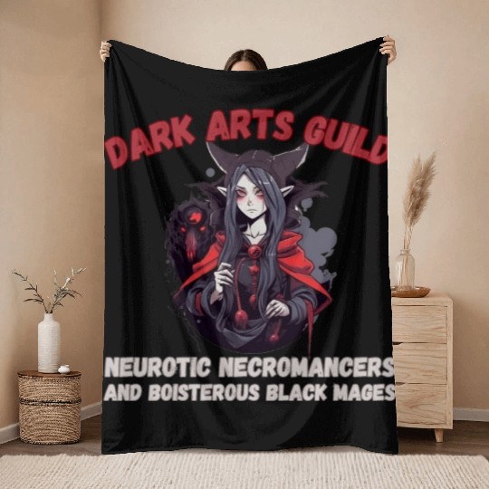 Dark Arts Guild, Necromancer Throw Blankets