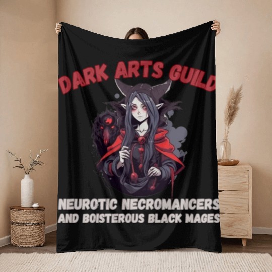 Dark Arts Guild, Necromancer Throw Blankets