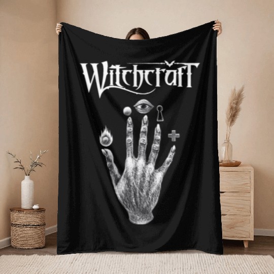 Best of hand Witchcraft Exselna Throw Blankets