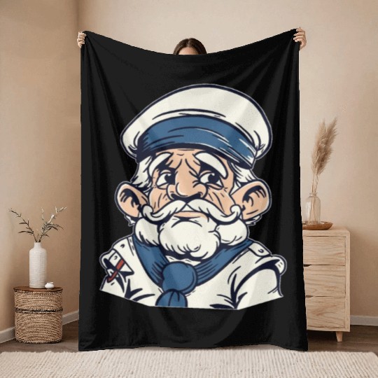 Columbus Day 1492 Sailor Throw Blankets