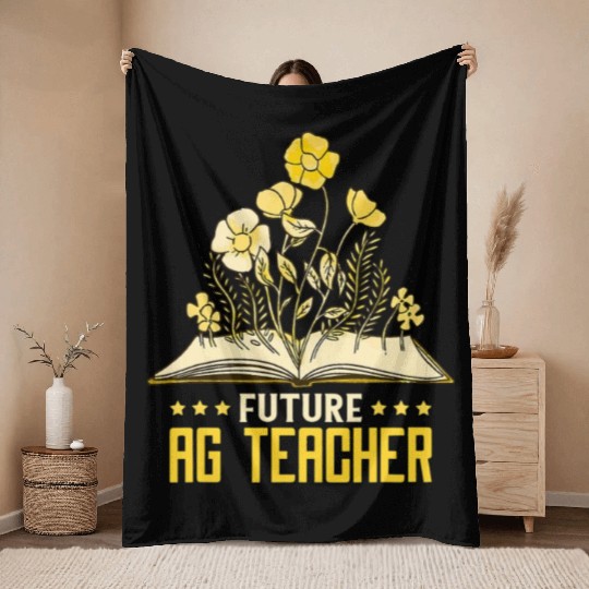 AG Teacher Future Farmer Agriculture Teacher 1 Throw Blankets