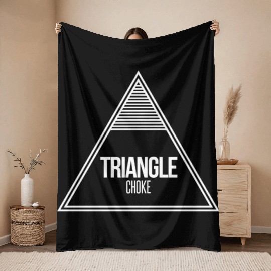 Triangle Choke - BJJ Throw Blankets