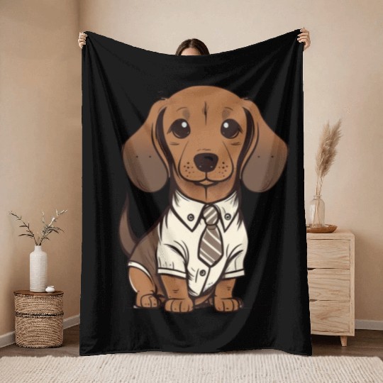 Dachshund Throw Blankets