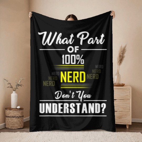 Funny Programmer Developer Computer Science 100 Throw Blankets
