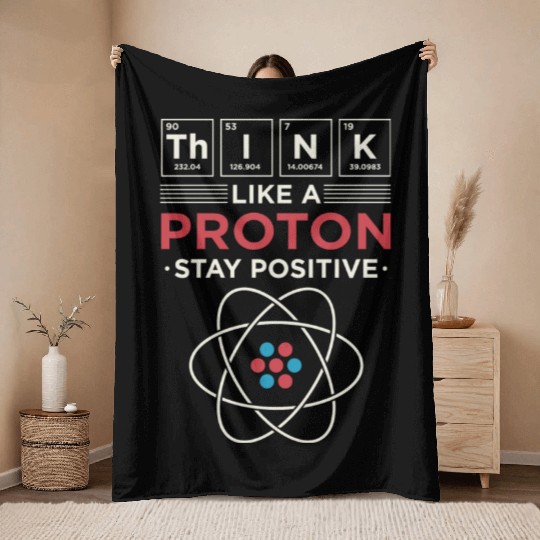 Chemistry Science Teacher Throw Blankets