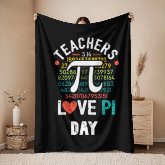 Be Irrational It s Pi Day Pi Day 2023 Pi Day Natio Throw Blankets