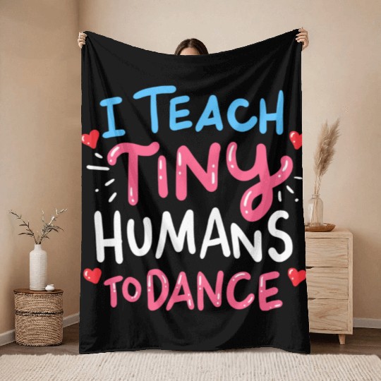 Dance Teacher Throw Blankets