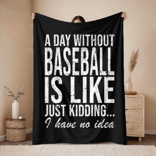 Baseball Pitcher Catcher Saying Gift Throw Blankets
