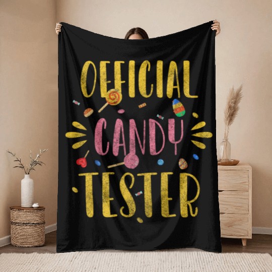 Chocolate Sweet Tooth Muffin Throw Blankets