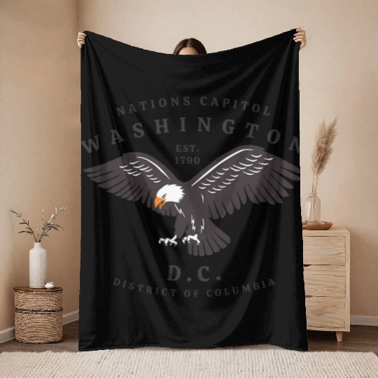 Washington Dc Throw Blankets