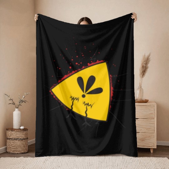 Angry bird Throw Blankets