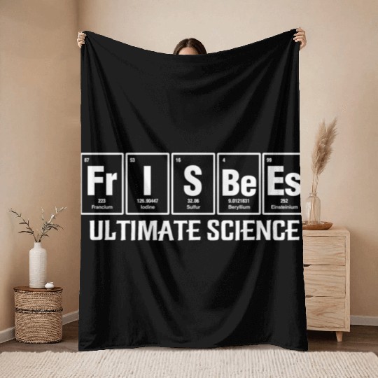 Ultimate Frisbee Player Team Frisbees Ultimate Sci Throw Blankets