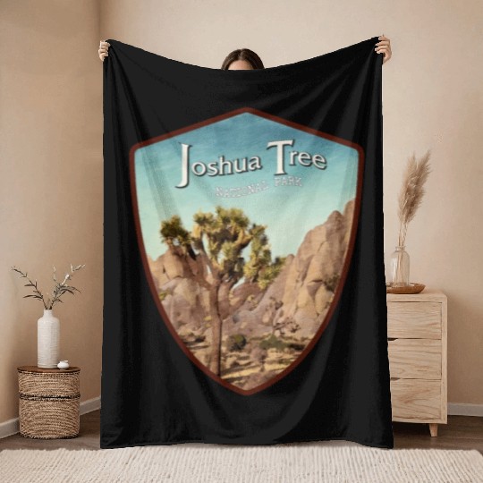 Joshua tree national park Throw Blankets