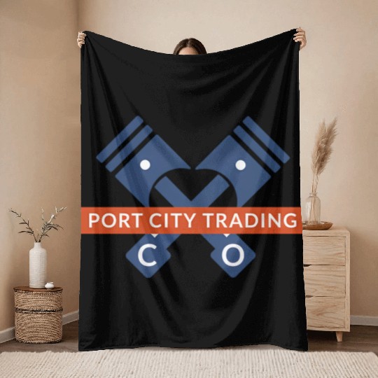 Port City Trading Company Throw Blankets