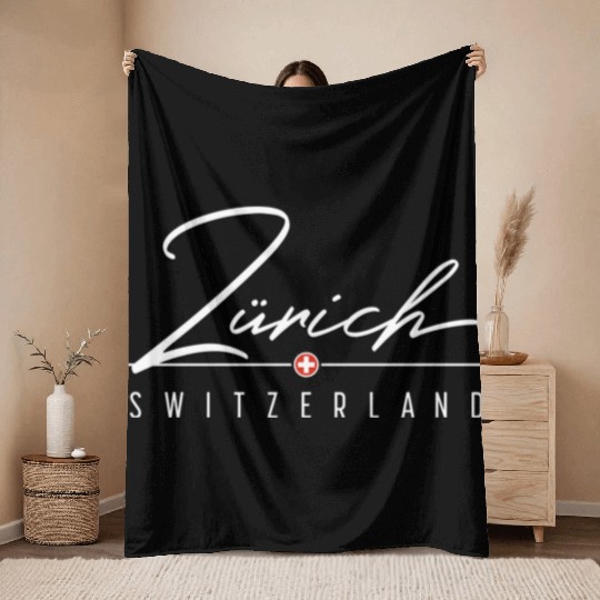 Zurich Switzerland For Throw Blankets